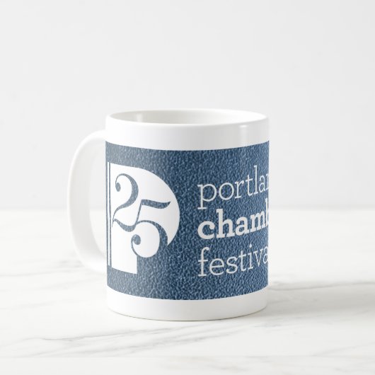 PCMF 25e Jubileum Mok (Voorkant links)