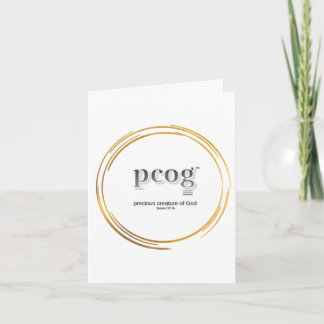 pcog WHISPY GOLD CIRS blanco binnenkant; woorden,  Kaart