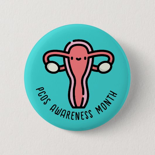 PCOS Awareness Month Ronde Button 5,7 Cm (Voorkant)