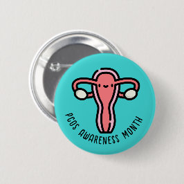 PCOS Awareness Month Ronde Button 5,7 Cm