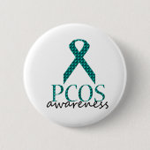 PCOS-bewustzijn Ronde Button 5,7 Cm (Voorkant)