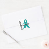 PCOS-bewustzijn Ronde Sticker (Envelop)