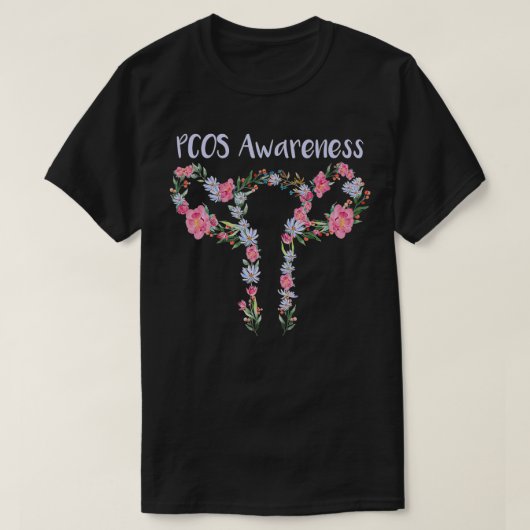 PCOS-bewustzijn T-shirt (Design voorkant)