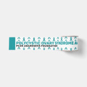 PCOS-bewustzijnspatroonlint Grosgrain Lint (Voorkant)