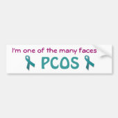 PCOS-Bumpersticker Bumpersticker (Voorkant)