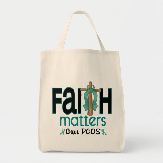 PCOS Faith Matters Cross 1 Tote Bag (Voorkant)