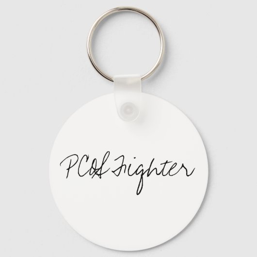 PCOS Fighter Sleutelhanger (Voorkant)