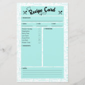 PCOS Friendly Recipe Card (Voorkant)