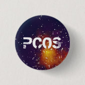 PCOS Galaxy-identiteit Ronde Button 3,2 Cm (Voorkant)