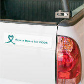 Pcos hartlint, een hart voor PCOS Bumpersticker (Op Truck)