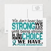PCOS hoe sterk we zijn Briefkaart (Voorkant / Achterkant)