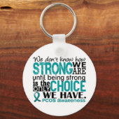 PCOS hoe sterk we zijn Sleutelhanger (Voorkant)