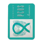 PCOS Polycysteus Ovarium Syndroom Bewustmakende Ma Magneet (Verticaal)