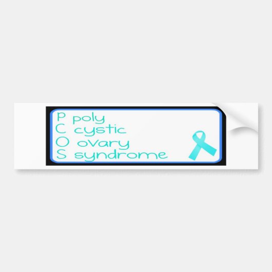 PCOS Simple Bumber Sticker (Voorkant)