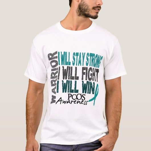 PCOS Warrior T-shirt (Voorkant)