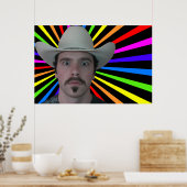 Pcowboy Rainbow-Poster Poster (Keuken)