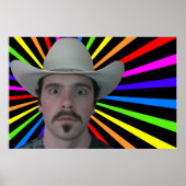 Pcowboy Rainbow-Poster Poster (Voorkant)