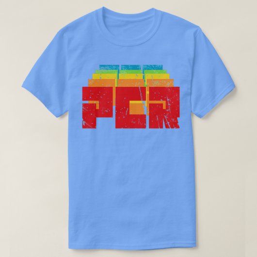 PCR-ontwerp met verstelbare retroflector T-shirt (Design voorkant)