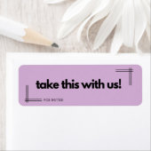 PCS-bewegende labels: items die u niet kunt verpak Etiket (Insitu)