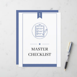 PCS Command Center Binder Master Checklist