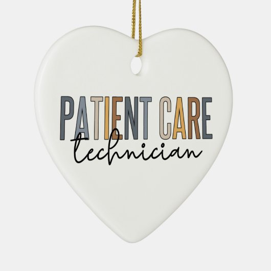 PCT-cadeautjes voor patiënttechnicus Keramisch Ornament (Rechts)