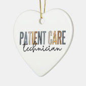 PCT-cadeautjes voor patiënttechnicus Keramisch Ornament (Links)