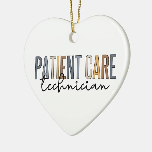 PCT-cadeautjes voor patiënttechnicus Keramisch Ornament (Links)