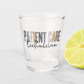 PCT-cadeautjes voor patiënttechnicus Shot Glas (Voorkant)