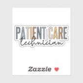 PCT-cadeautjes voor patiënttechnicus Sticker (Vel)