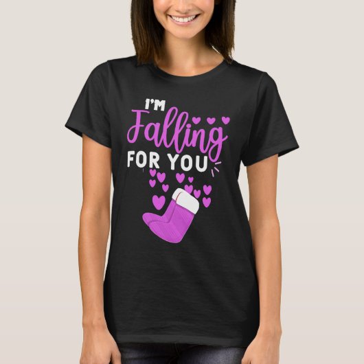 PCT CNA Nurse I'm Falling for You Happy Valentines T-shirt (Voorkant)