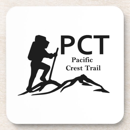 PCT - Pacific Crest Trail Bier Onderzetter (Voorkant)