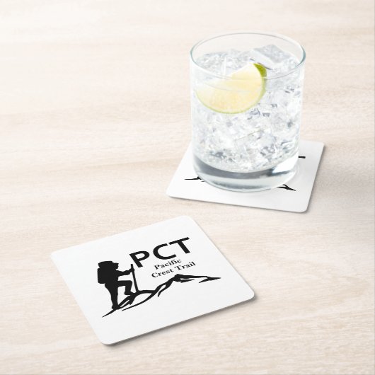 PCT - Pacific Crest Trail Kartonnen Onderzetters (Insitu)