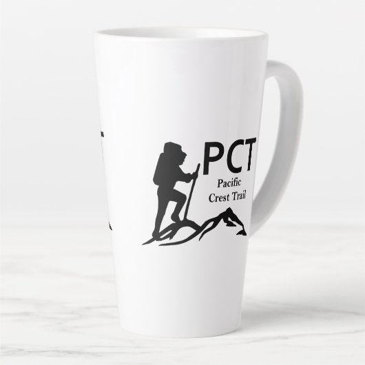 PCT - Pacific Crest Trail Latte Mok (Rechterhoek)