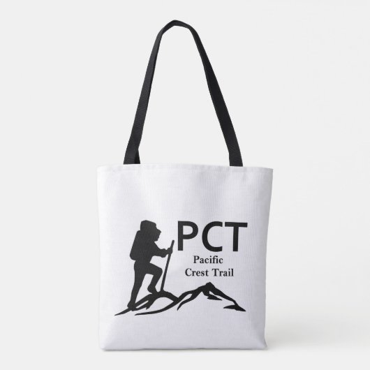 PCT - Pacific Crest Trail Tote Bag (Achterkant)