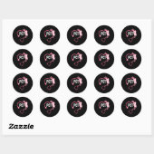 PCT Stethoscoop Ontwerp Patiëntenzorgtechnicus PCT Ronde Sticker (Vel)