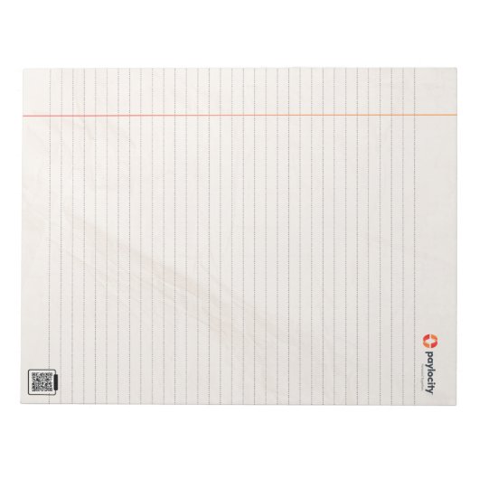 PCTY 8,5 X 11 Notitieblok (Voorkant)