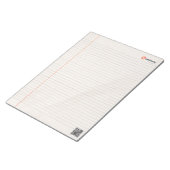 PCTY 8,5 x 11 Notitieblok met QR-code (Schuin)