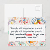 PCTY Waarde Briefkaart met citaat (Voorkant / Achterkant)