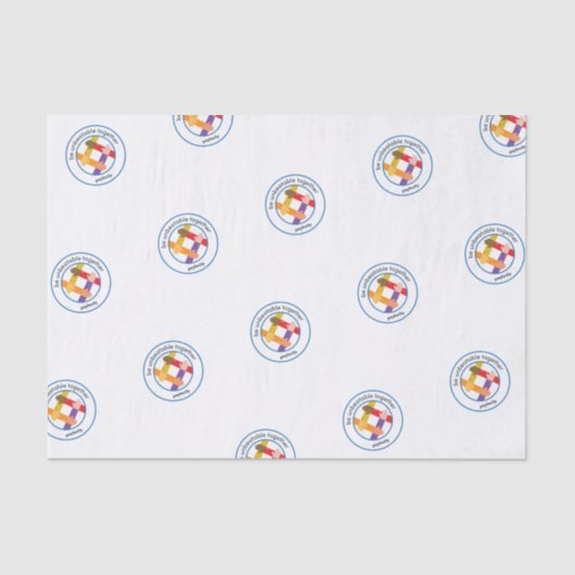 PCTY WAARDEN tissuepapier "samen onverslaanbaar zi (Voorkant)