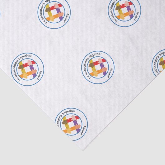 PCTY WAARDEN tissuepapier "samen onverslaanbaar zi (Detail)