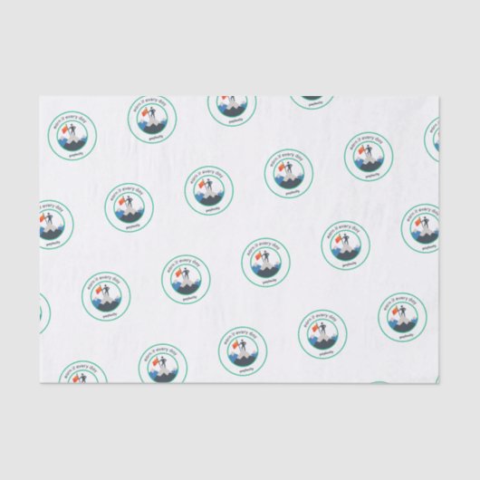 PCTY WAARDEN tissuepapier "Verdien het elke dag" (Voorkant)