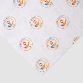 PCTY WAARDEN Weefseldocument "Leef de Reputatie" Tissuepapier (Detail)