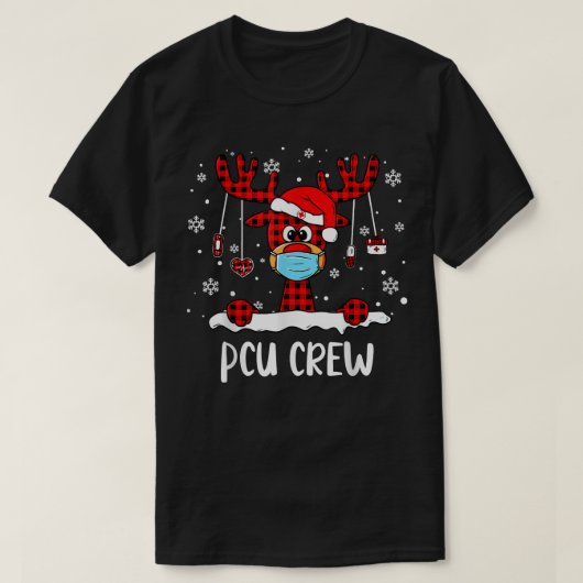 PCU Bemanner Buffalo Pset Face Mask Reindeer Xm T-shirt (Design voorkant)