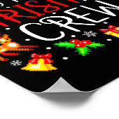 Pcu Nurse Christmas Crew Matching Xmas  Poster (Hoek)