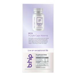 PCX Purple Caps Xtreme Reclamekaart