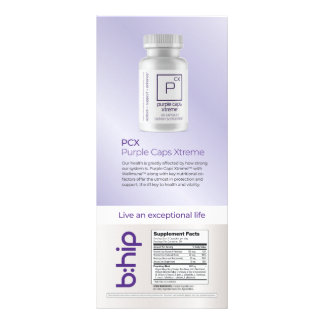 PCX Purple Caps Xtreme Reclamekaart