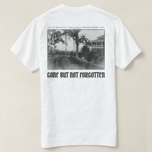 PCZ, Ancon/Gorgas Hospital T-shirt (Design achterkant)