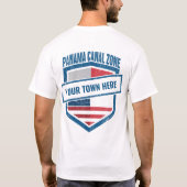 PCZ Crest met militaire installaties / Township T-shirt (Achterkant)