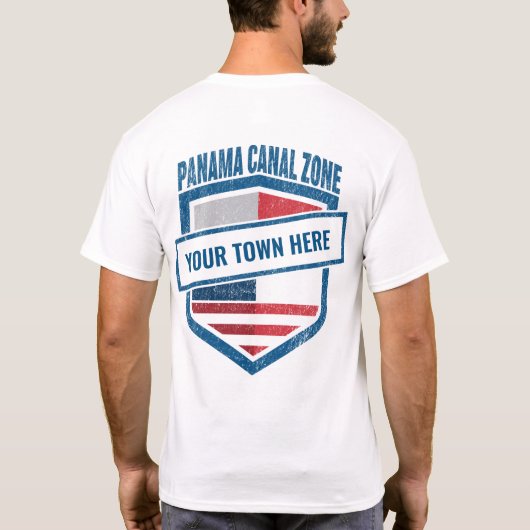 PCZ Crest met militaire installaties / Township T-shirt (Achterkant)