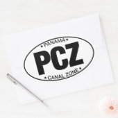 PCZ - Panama Canal Zone Sticker (Envelop)
